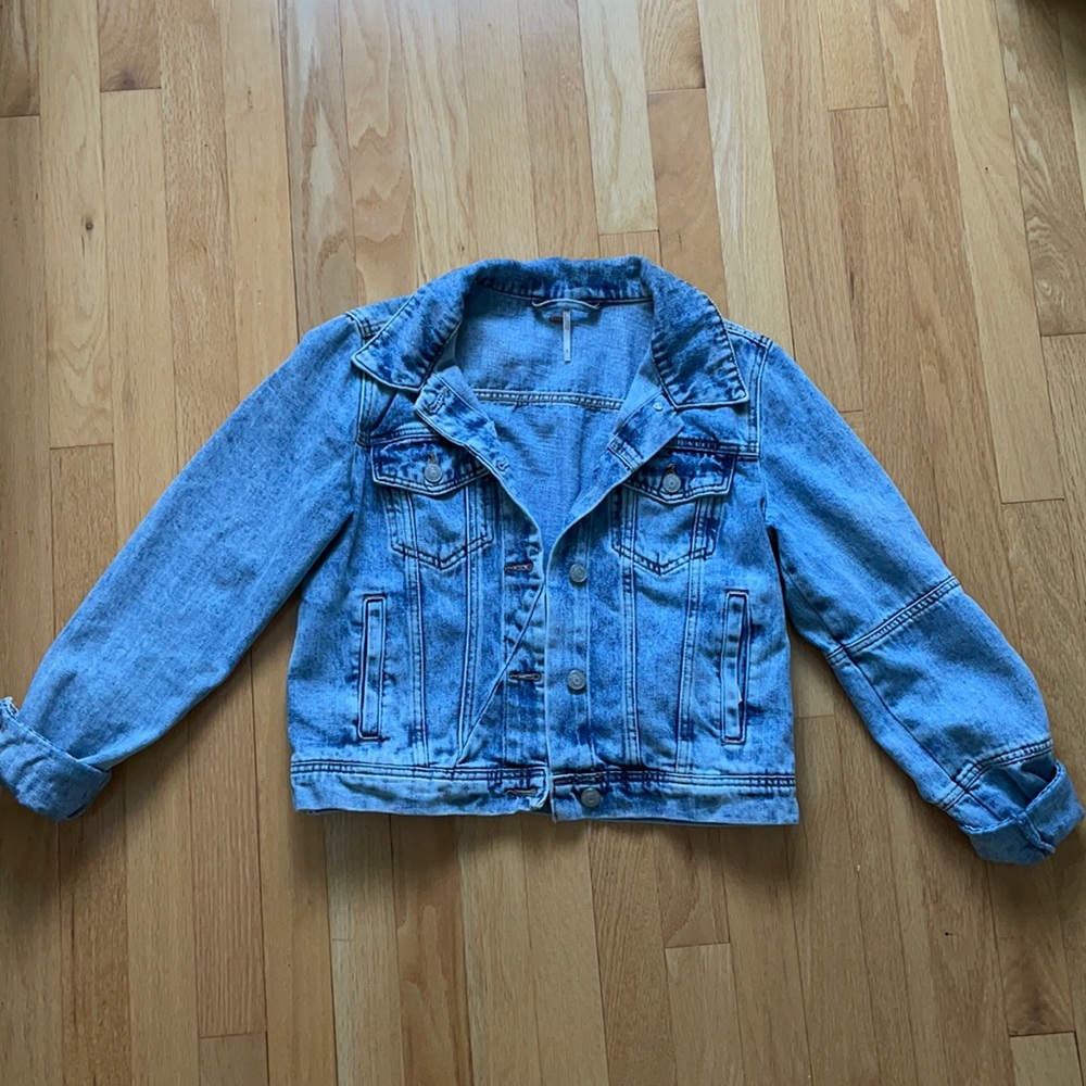 Cute Free People Denim Jacket